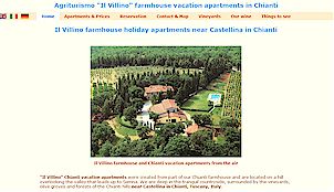 Il Villino vacation apartments in Chianti
