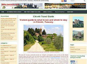 Chianti Travel Guide Wordpress content management system